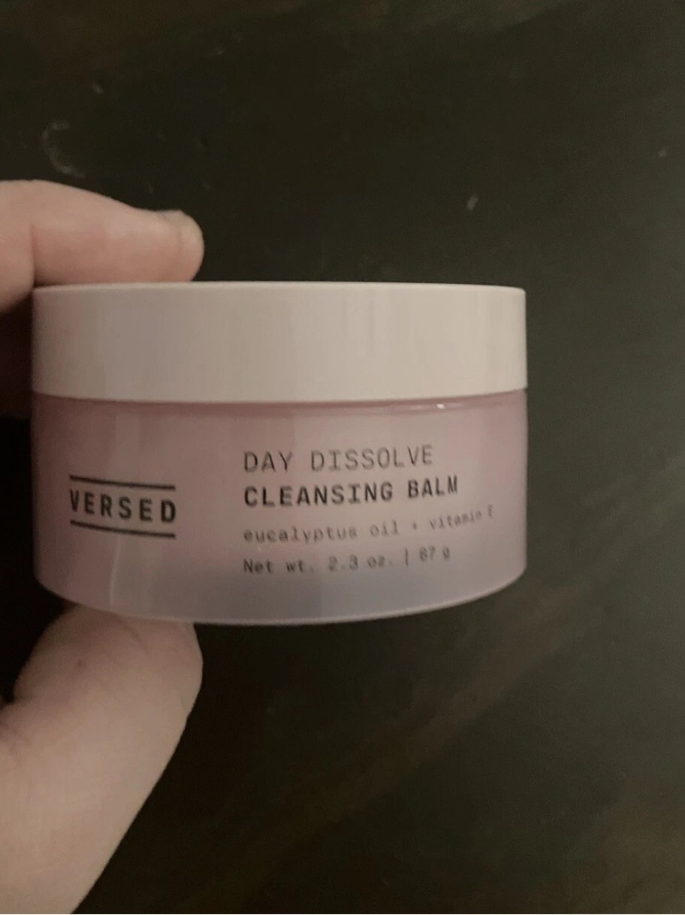 Versed Day Dissolve Cleansing Balm - Light Pink Jar